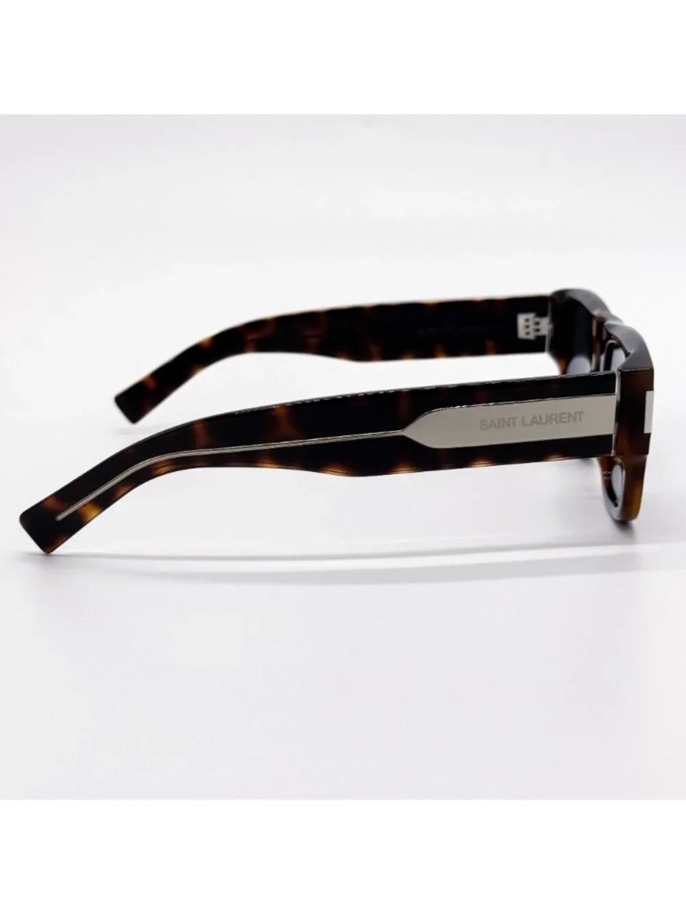 New Saint Laurent Havana Gray Unisex Sunglasses SL659 002